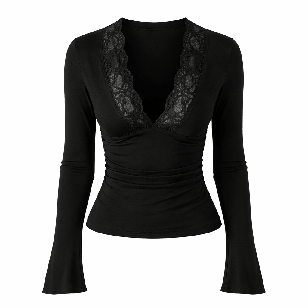 SCULPT LACE TOP
