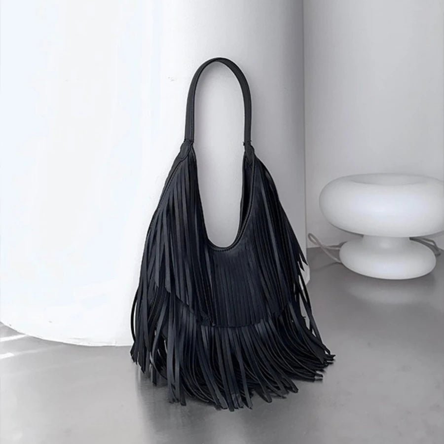 MIDNIGHT FRINGE BAG