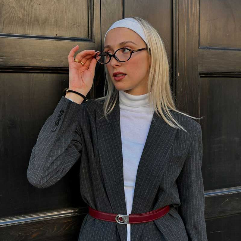 NURI OVAL SUNGLASSES