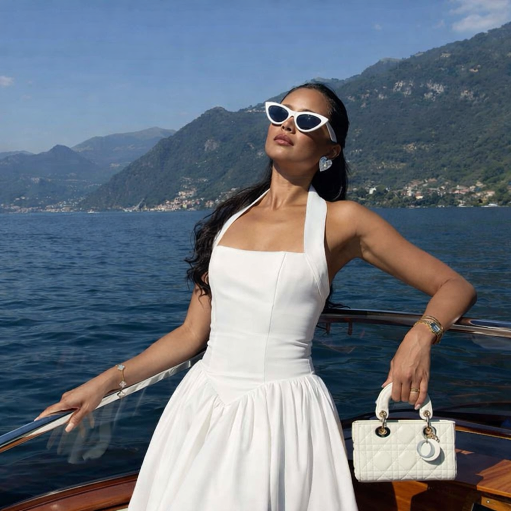 CHIC HALTER MINI DRESS