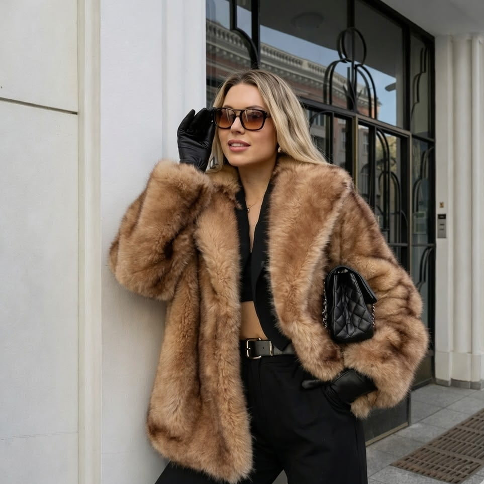 FAUX FUR COAT