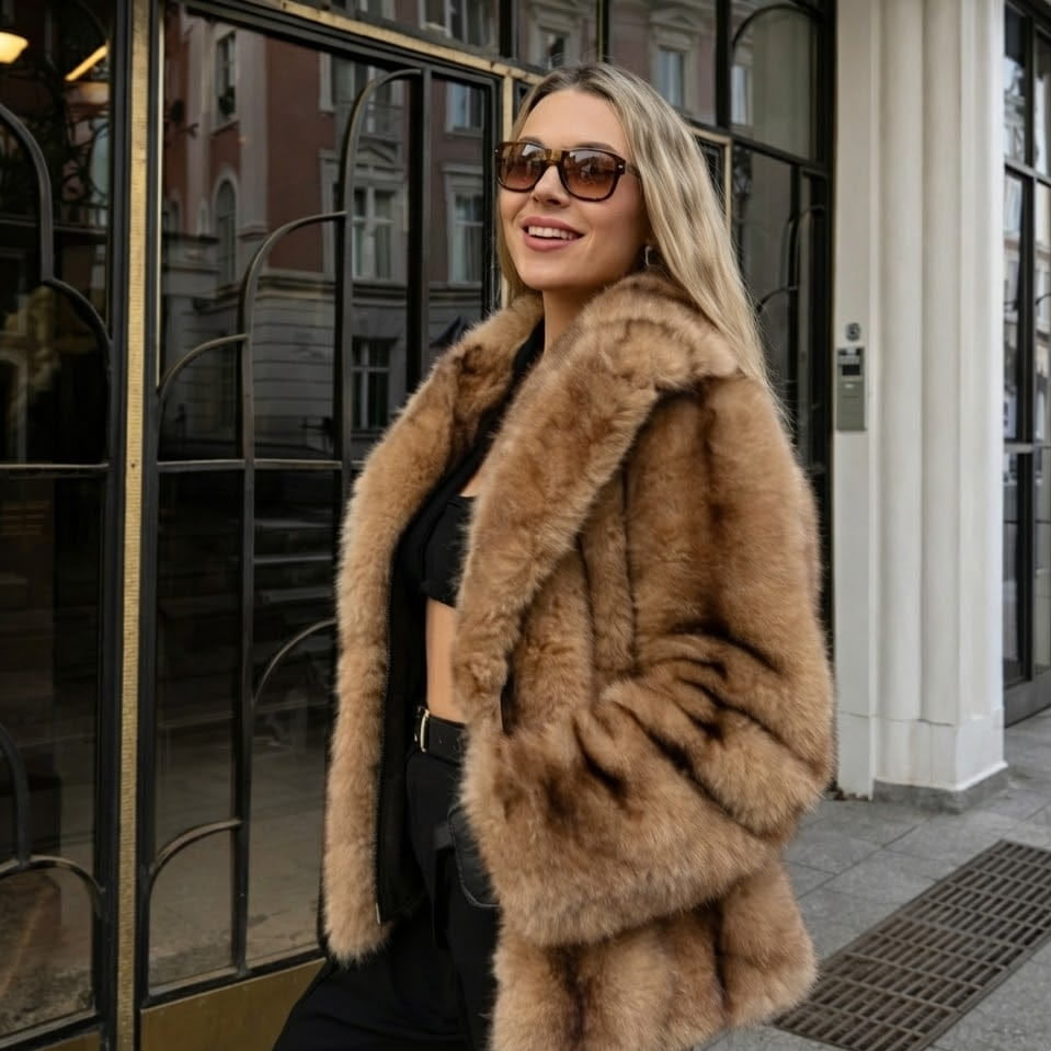 FAUX FUR COAT