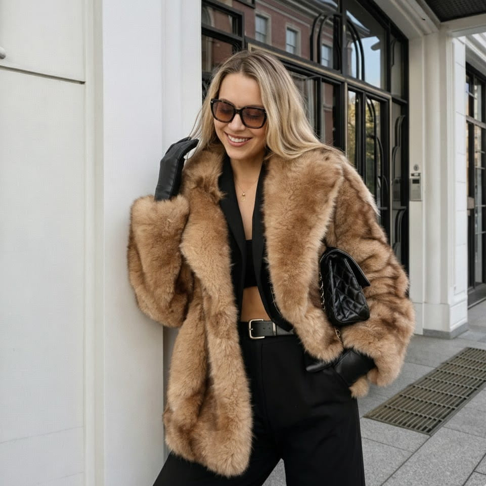 FAUX FUR COAT
